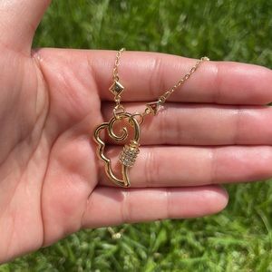 Angel wing necklace